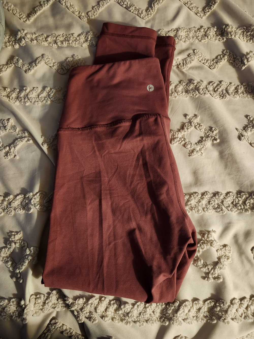 aerie Dusty Rose Active Leggings with Subtle Logo